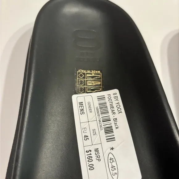 POLISH LEATHER SLIDES 8 BY YOOX Sandals