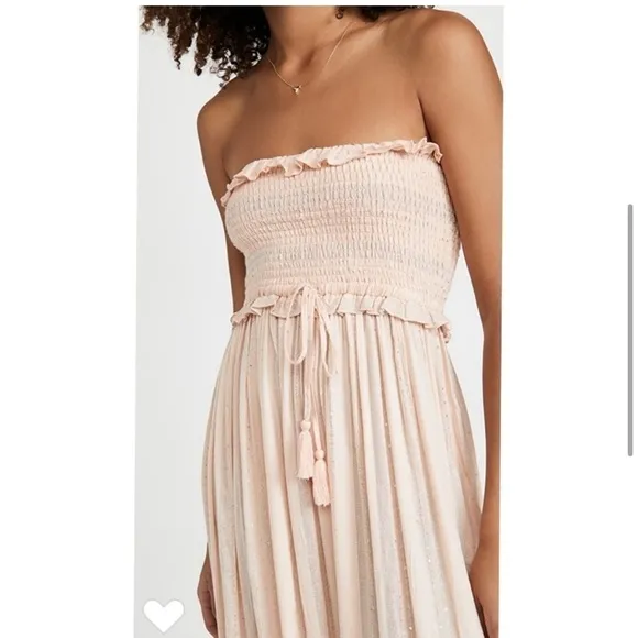 PQ Swim Charlotte pink sands maxi Dress