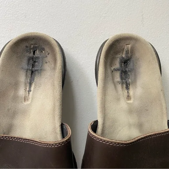 Prada Leather Slides Sandals
