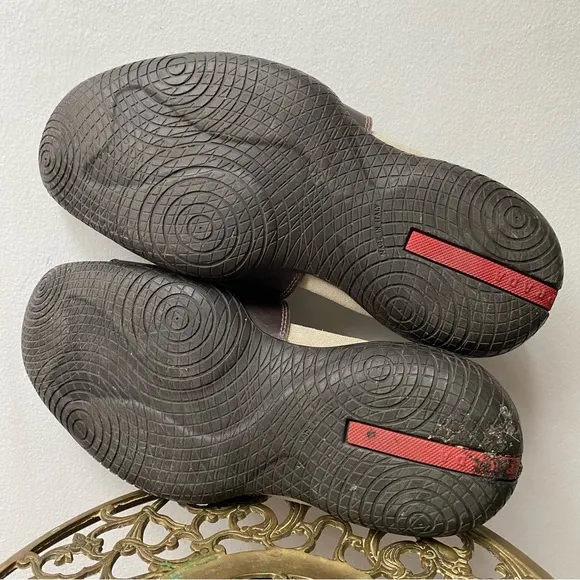 Prada Leather Slides Sandals