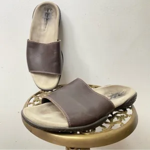 Prada Leather Slides Sandals