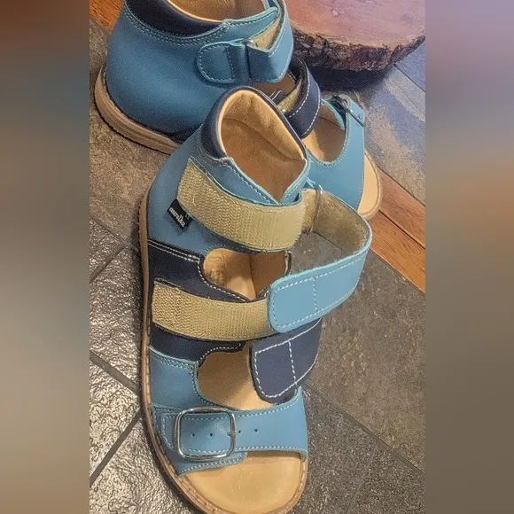 Preventive Corrective Orthopedic Boys Leather Sandals Aurelka SZ 29 US 11.5