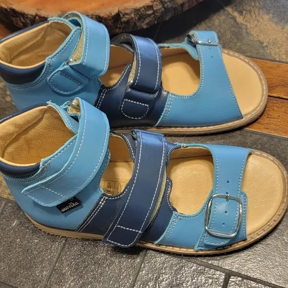 Preventive Corrective Orthopedic Boys Leather Sandals Aurelka SZ 29 US 11.5