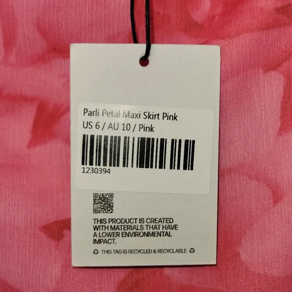 Princess Polly Petal Wrap Tie Maxi Skirt Size 6 NWT