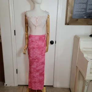 Princess Polly Petal Wrap Tie Maxi Skirt Size 6 NWT