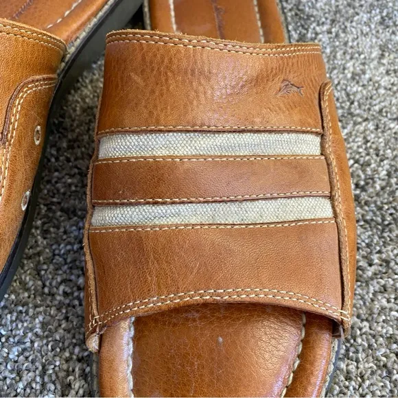 Pristine Tommy Bahama Men’s Leather Sandals 11