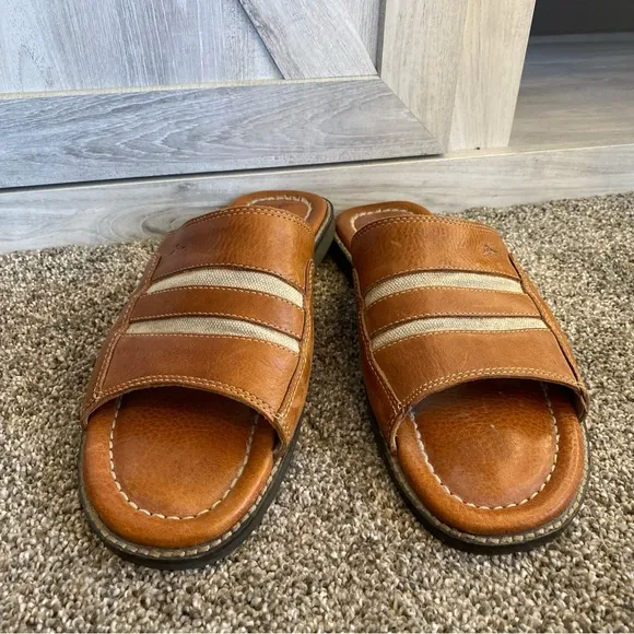 Pristine Tommy Bahama Men’s Leather Sandals 11