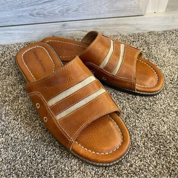 Pristine Tommy Bahama Men’s Leather Sandals 11