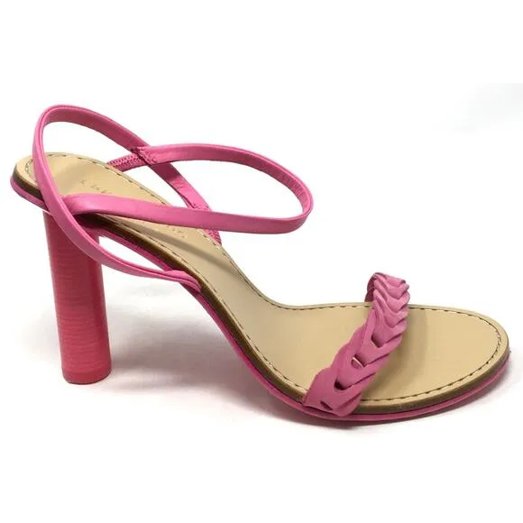 Rag &amp; Bone Infinity Women's Size 37/7 Magenta Cylinder-Heel Slingback Sandals