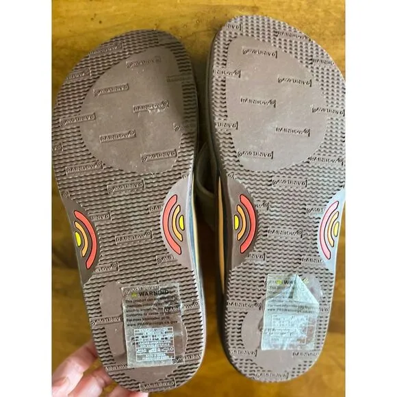 Rainbow Navigator Orthopedic Flip Flop Sandals. Size 12. NWOT