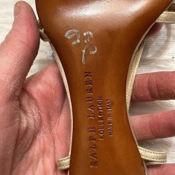 Ralph Lauren purple label collection sandals made in Italy