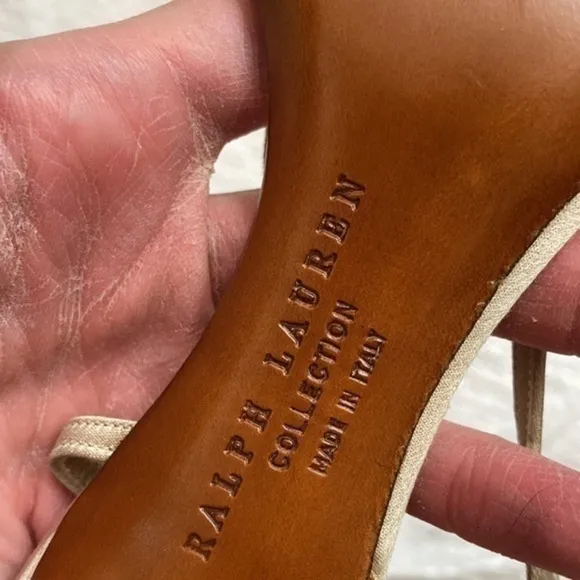 Ralph Lauren purple label collection sandals made in Italy