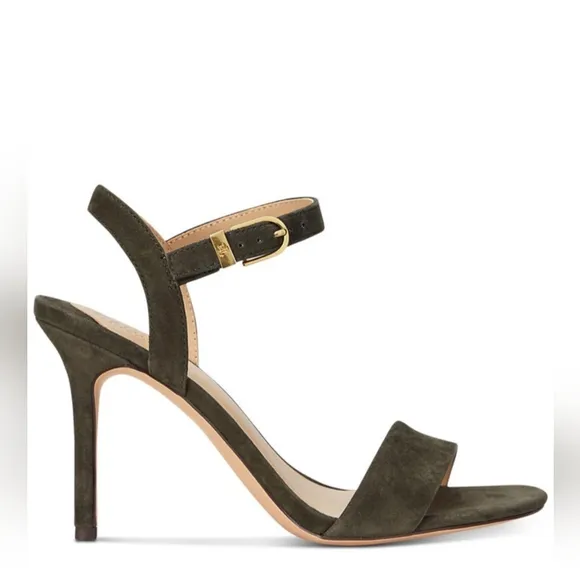 RALPH LAUREN WOMEN'S GWEN ANKLE STRAP DRESS SANDALS SIZE 8 NIB