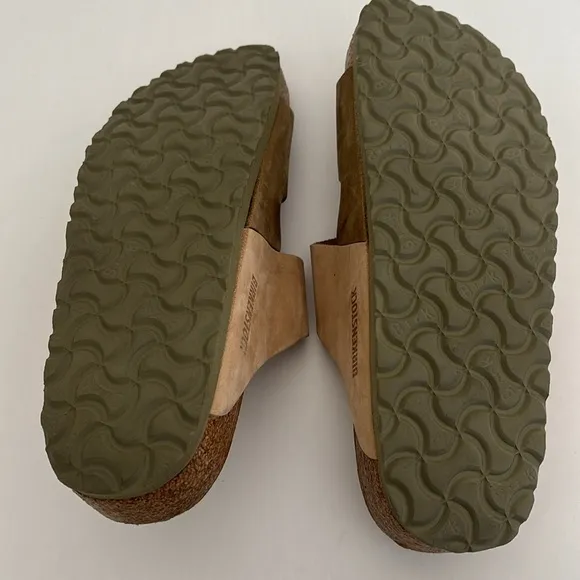 Rare Birkenstock Brown Multicolored Suede Arizona Sandals‎ Women’s 9 / Mens 7