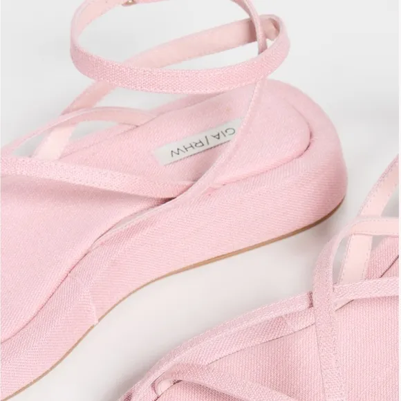 RARE Gia Borghini Platform Rosie Sandals