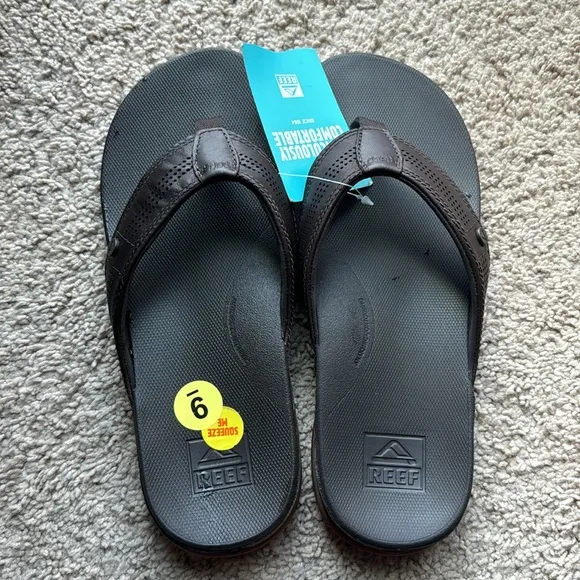 Reef Cushion Lux Brown Sandals 9 New With Tags