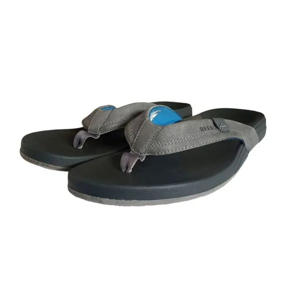 Reef CUSHION SPRING Casual Flip Flop Sandals CI3635 Gray Men's Size 13
