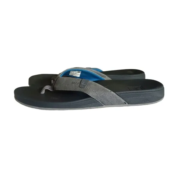 Reef CUSHION SPRING Casual Flip Flop Sandals CI3635 Gray Men's Size 13