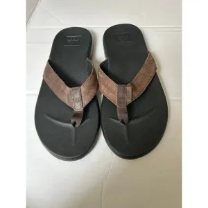 Reef Men's Cushion Phantom Thong Flip Flops Leather Sandals
