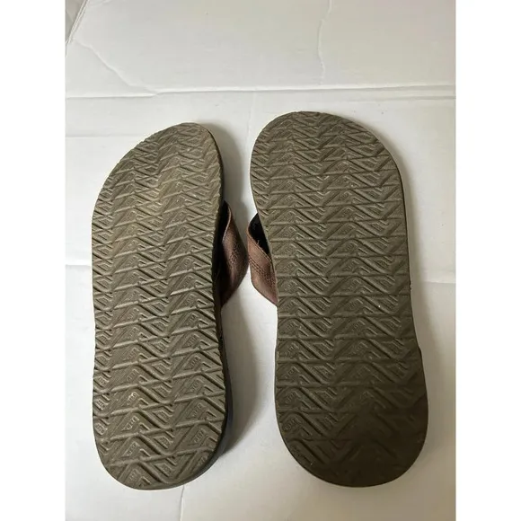 Reef Men's Cushion Phantom Thong Flip Flops Leather Sandals