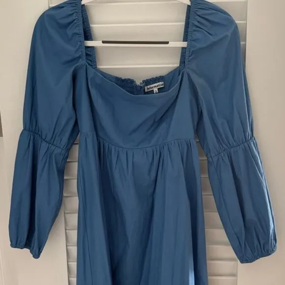 Reformation Azure Michaela Dress