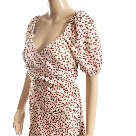 Reset by Jane Chaya Floral Mini Dress size Small in color cream combo