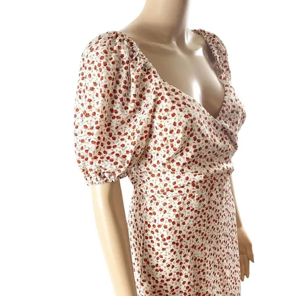 Reset by Jane Chaya Floral Mini Dress size Small in color cream combo