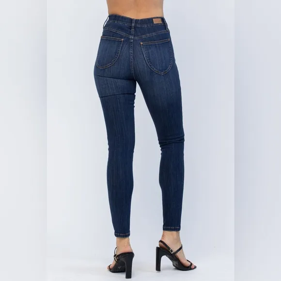 RESTOCK! judy blue high waist patch pocket pull on skinny jean JB88539REG MD
