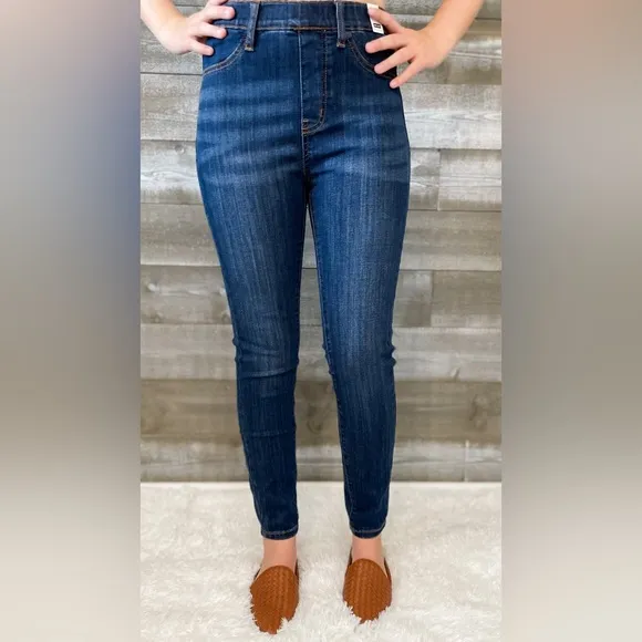 RESTOCK! judy blue high waist patch pocket pull on skinny jean JB88539REG MD