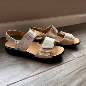Revere Camo Gold Women's Sandals NWOT
