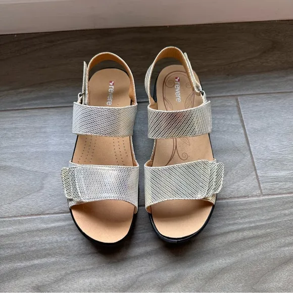 Revere Camo Gold Women's Sandals NWOT