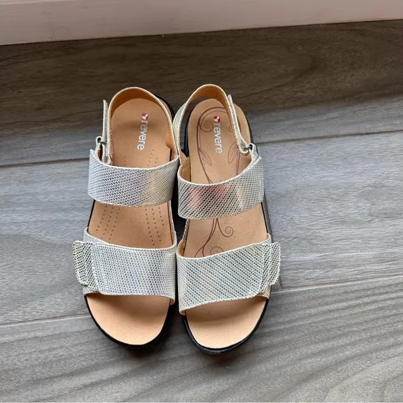 Revere Camo Gold Women's Sandals NWOT