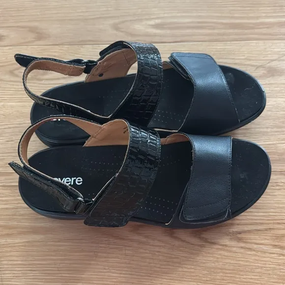 Revere Women's Como Back Croc Strap Sandals 40 Comfort Soft Cushion Orthodics