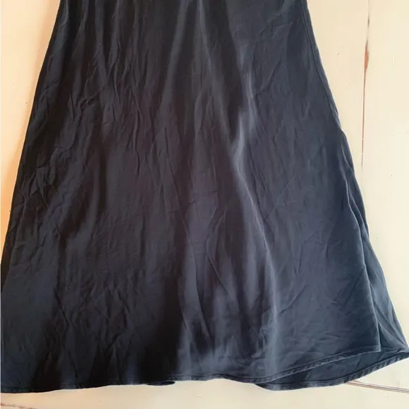 Revolve Black Slip Dress Size Medium - Graham &amp; Spencer Black Satin Slip Dress