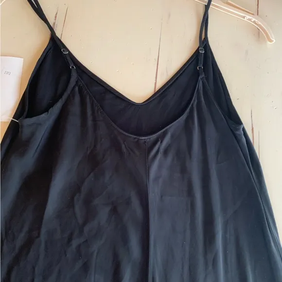 Revolve Black Slip Dress Size Medium - Graham &amp; Spencer Black Satin Slip Dress