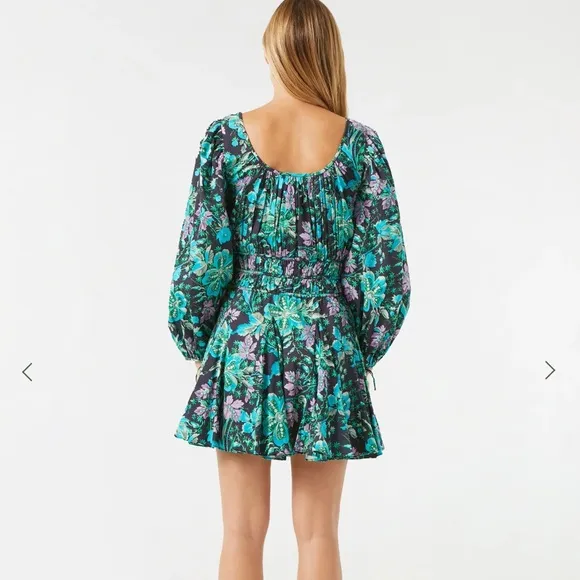 Rhode Leona Dress hibiscus