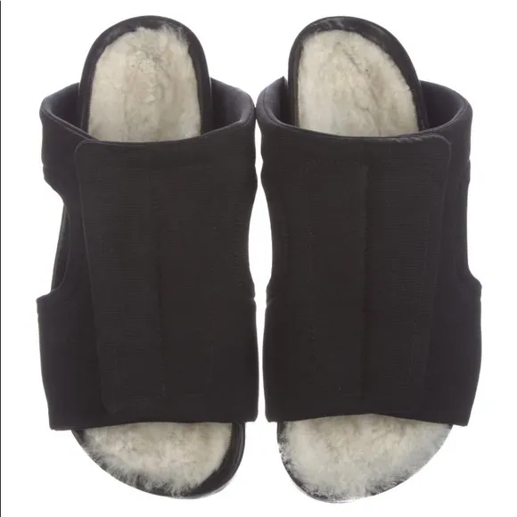 Rick Owens Women's Black Vicious Granola Slides