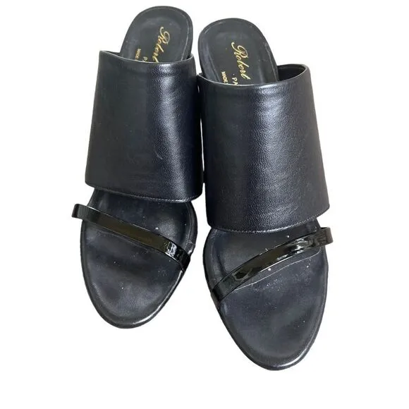 Robert Clergerie Women's Dielo Slide Sandals Black 6.5 box