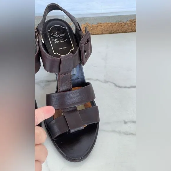 Roger Vivier Sandals Heels it size 7 /6.5