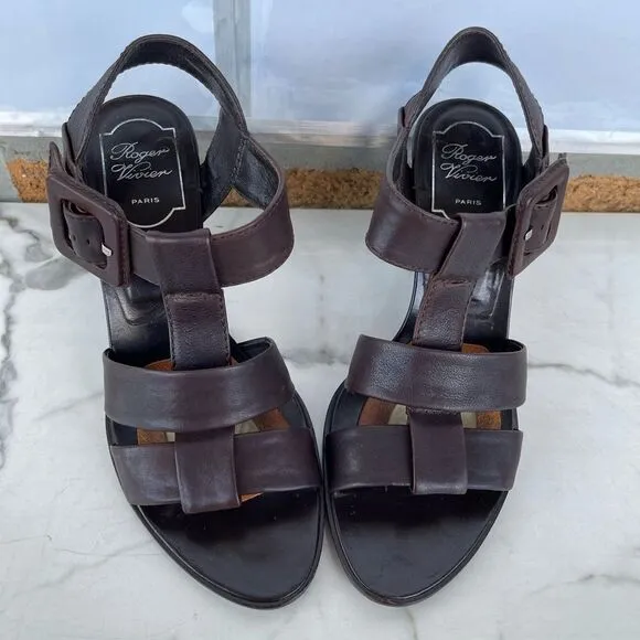 Roger Vivier Sandals Heels it size 7 /6.5