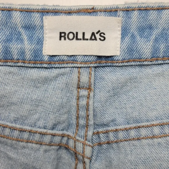 Rolla's Dusters High Rise Slim Shorts Beach Summer Shorts Size 28