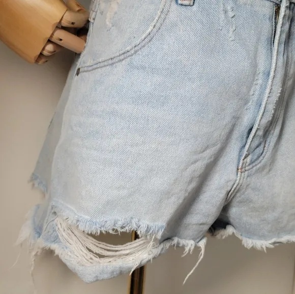 Rolla's Dusters High Rise Slim Shorts Beach Summer Shorts Size 28