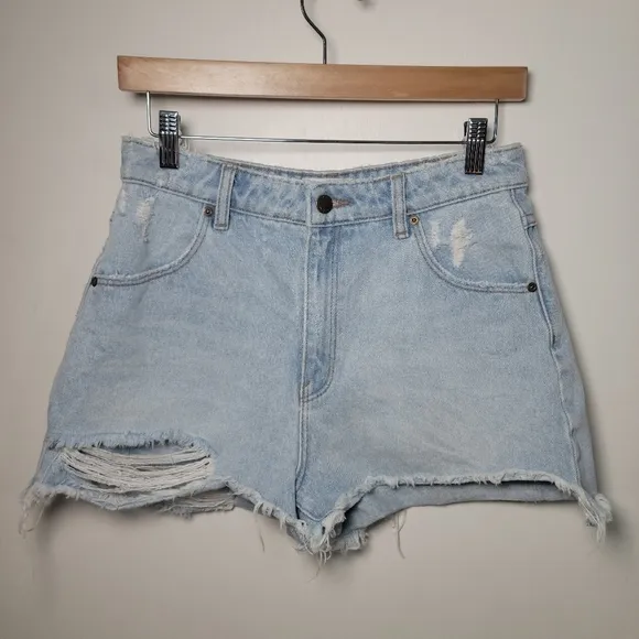 Rolla's Dusters High Rise Slim Shorts Beach Summer Shorts Size 28