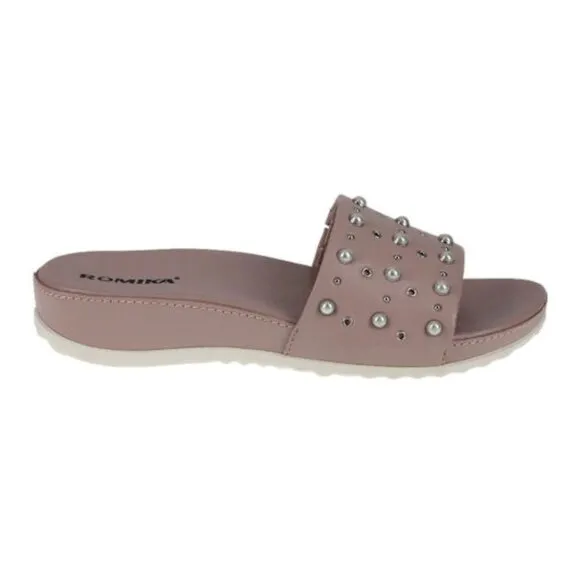 ROMIKA Florenz 07 Slip On Pink Sandals Size Euro: 39 / 8.5 NIB MSRP $130