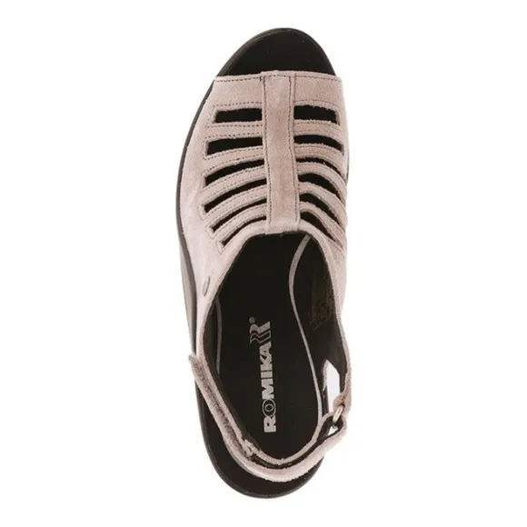 🆕{Romika} Mokasetta Caged Leather Sandals