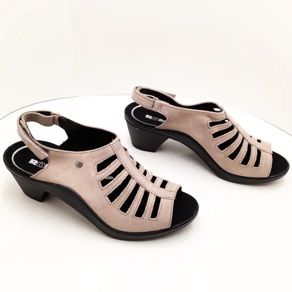 🆕{Romika} Mokasetta Caged Leather Sandals