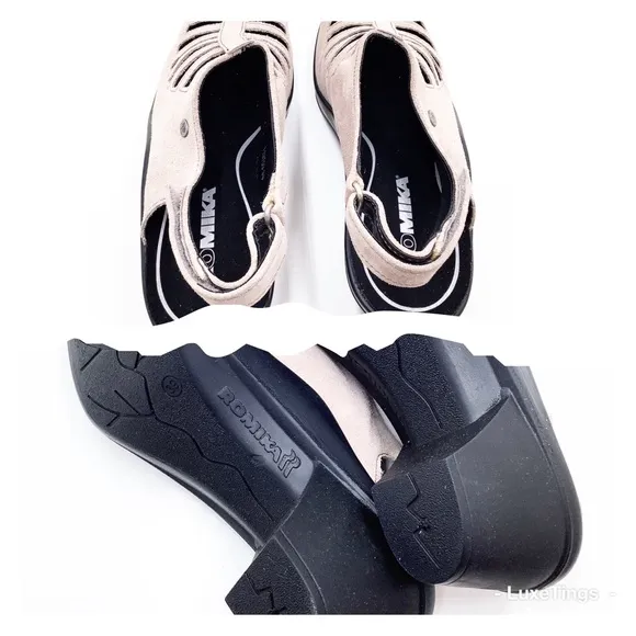 🆕{Romika} Mokasetta Caged Leather Sandals
