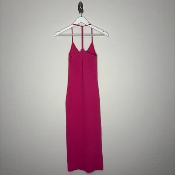 Sablyn Bennet Dress in Pink Pepper Sleeveless Midi Size Small