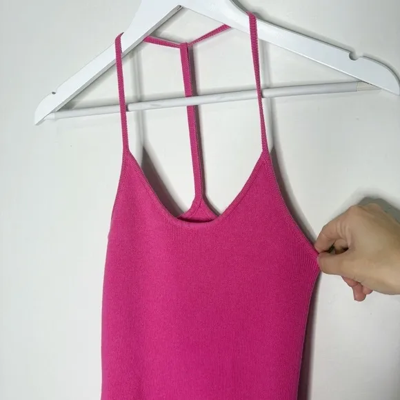 Sablyn Bennet Dress in Pink Pepper Sleeveless Midi Size Small