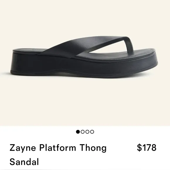 Sale NEW REFORMATION ZAYNE PLATFORM THONG FLIP FLOP SANDALS ☆sizes
